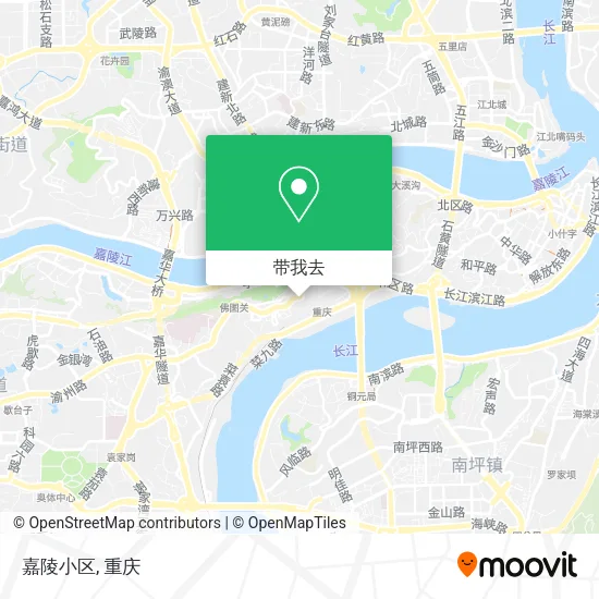 嘉陵小区地图