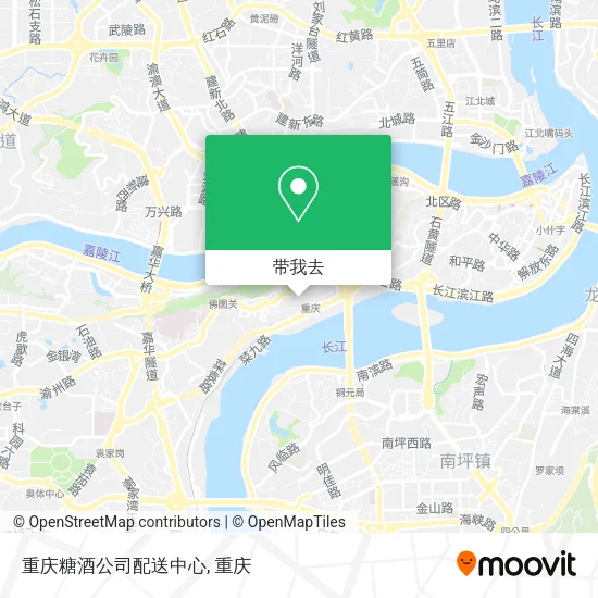 重庆糖酒公司配送中心地图
