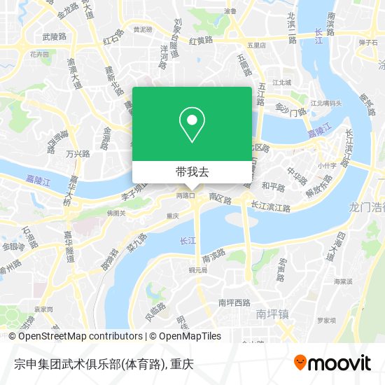 宗申集团武术俱乐部(体育路)地图