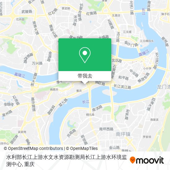 水利部长江上游水文水资源勘测局长江上游水环境监测中心地图
