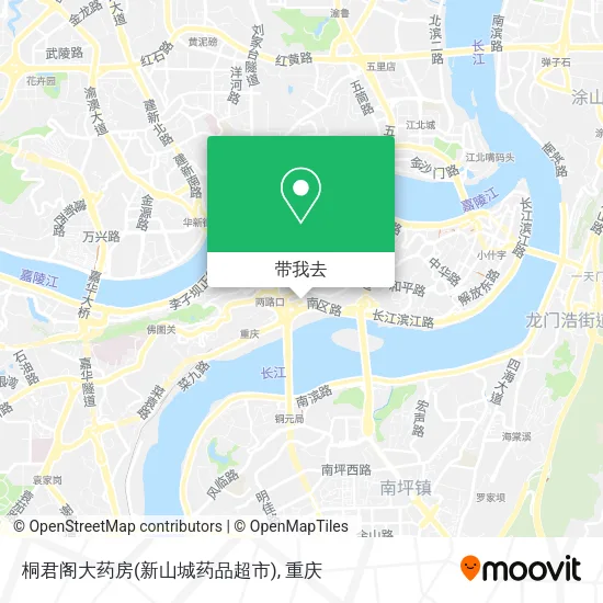 桐君阁大药房(新山城药品超市)地图