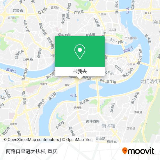 两路口皇冠大扶梯地图