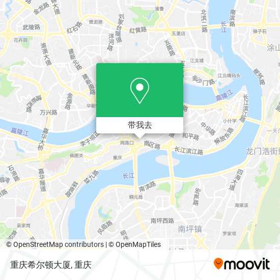 重庆希尔顿大厦地图