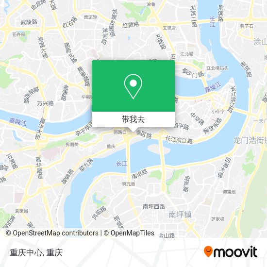 重庆中心地图