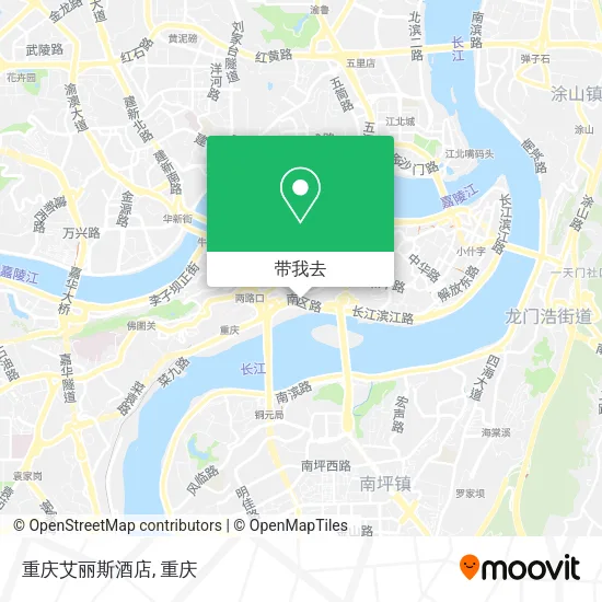 重庆艾丽斯酒店地图