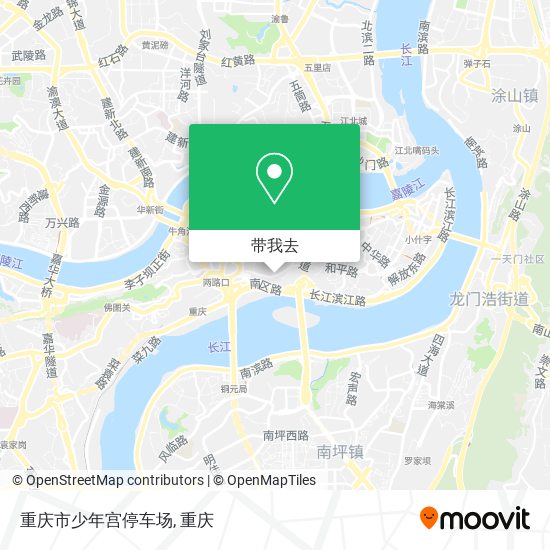 重庆市少年宫停车场地图
