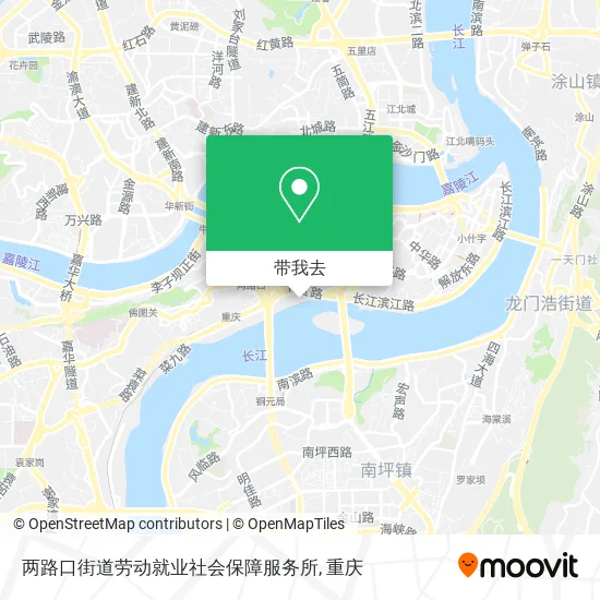 两路口街道劳动就业社会保障服务所地图