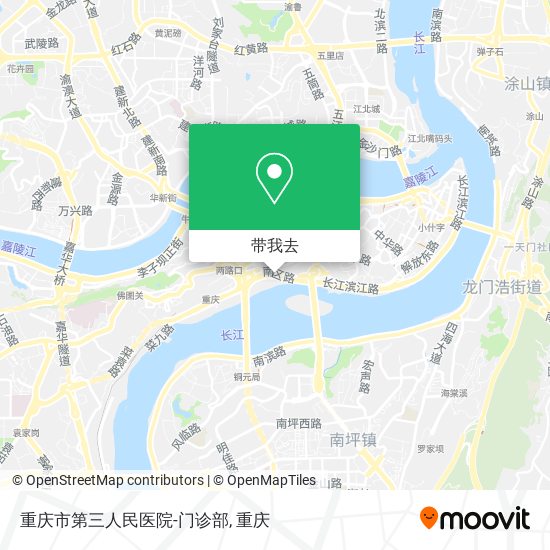 重庆市第三人民医院-门诊部地图