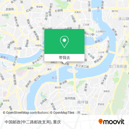 中国邮政(中二路邮政支局)地图