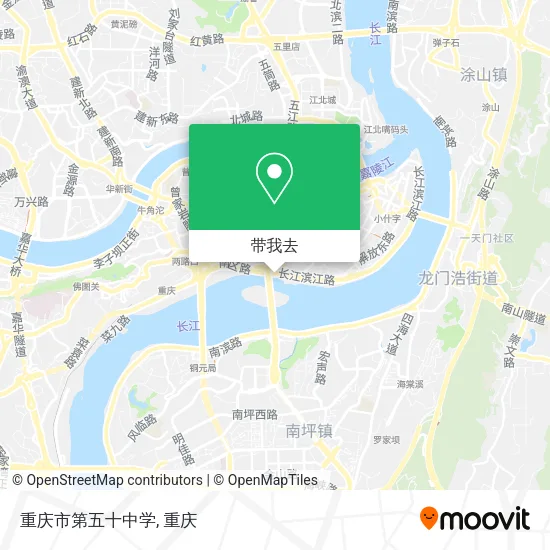 重庆市第五十中学地图