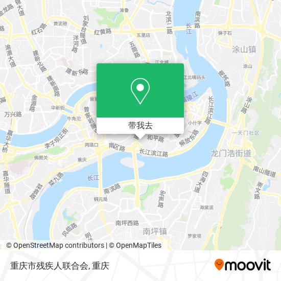 重庆市残疾人联合会地图