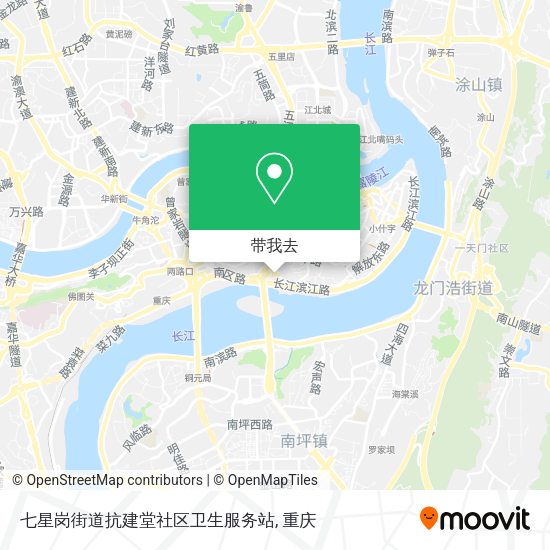 七星岗街道抗建堂社区卫生服务站地图