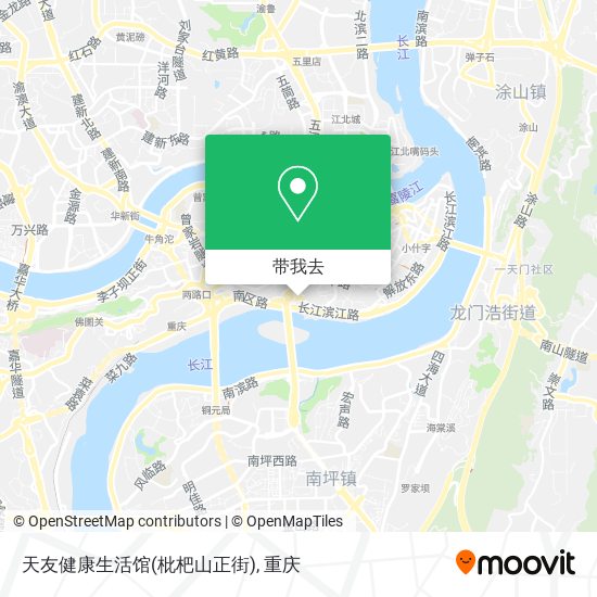 天友健康生活馆(枇杷山正街)地图