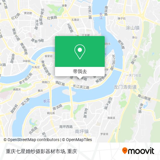 重庆七星婚纱摄影器材市场地图