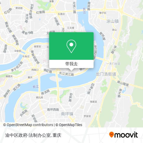 渝中区政府-法制办公室地图