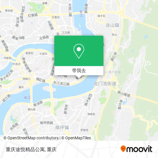 重庆途悦精品公寓地图