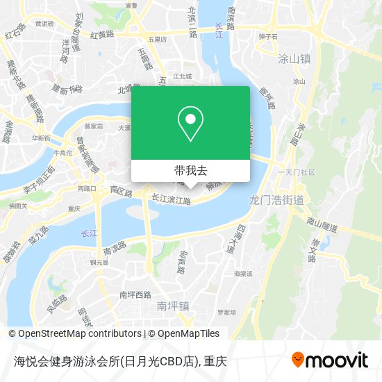 海悦会健身游泳会所(日月光CBD店)地图