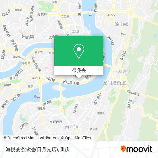 海悦荟游泳池(日月光店)地图