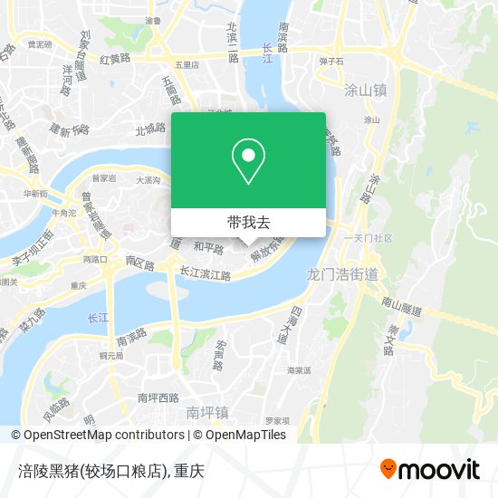 涪陵黑猪(较场口粮店)地图
