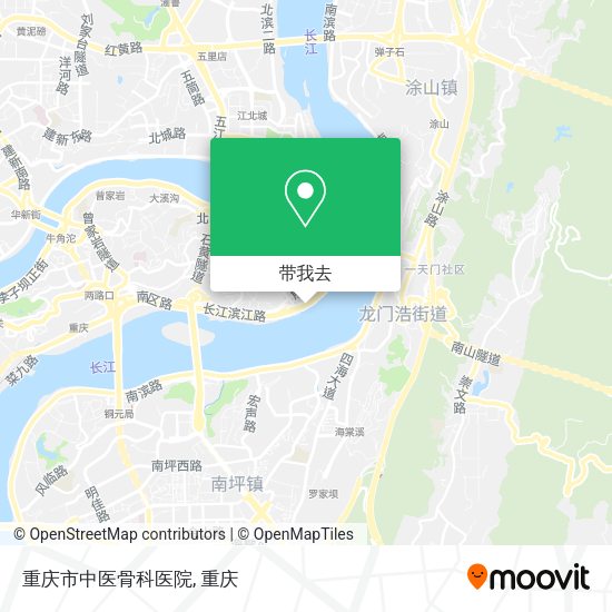 重庆市中医骨科医院地图