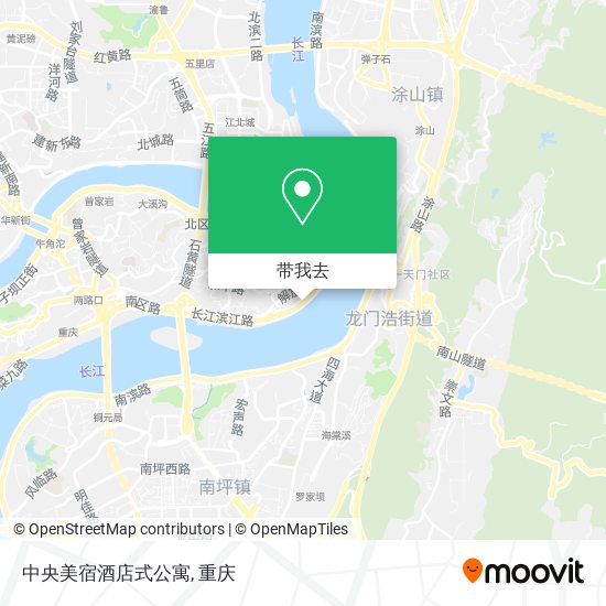 中央美宿酒店式公寓地图