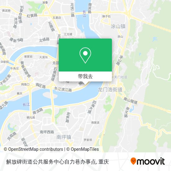 解放碑街道公共服务中心自力巷办事点地图