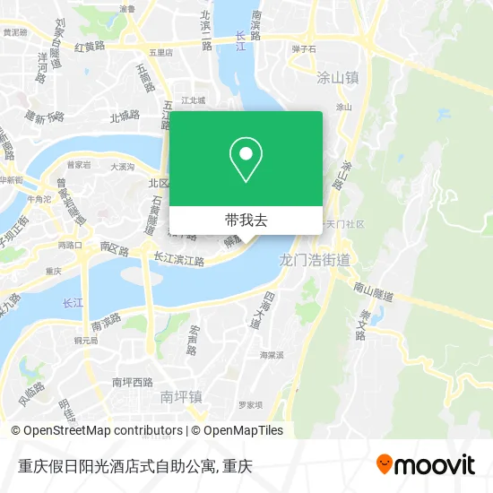重庆假日阳光酒店式自助公寓地图