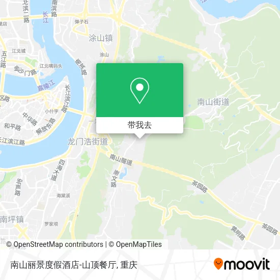 南山丽景度假酒店-山顶餐厅地图