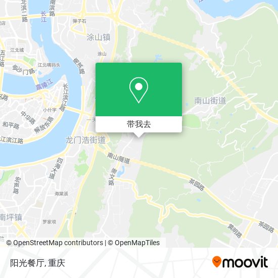 阳光餐厅地图