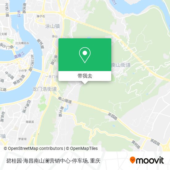 碧桂园·海昌南山澜营销中心-停车场地图