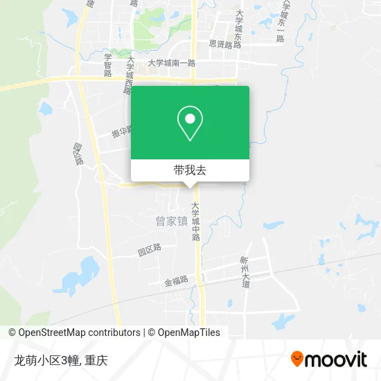 龙萌小区3幢地图