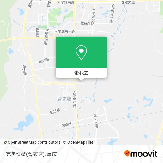 完美造型(曾家店)地图