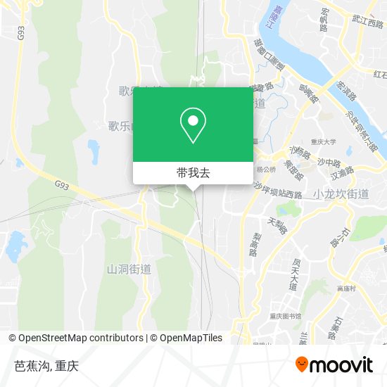 芭蕉沟地图