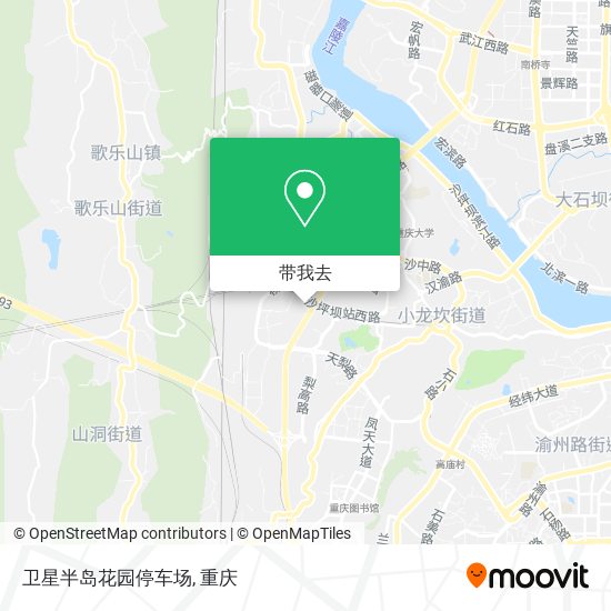 卫星半岛花园停车场地图