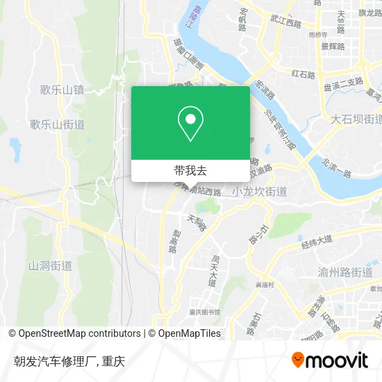 朝发汽车修理厂地图
