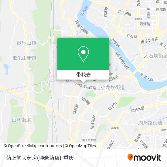 药上堂大药房(坤豪药店)地图