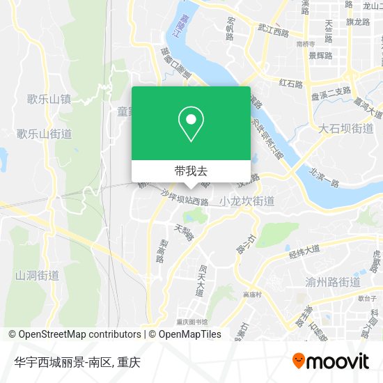 华宇西城丽景-南区地图