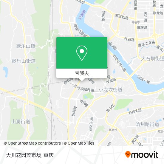 大川花园菜市场地图