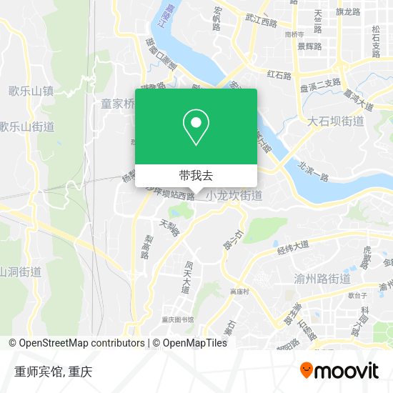 重师宾馆地图