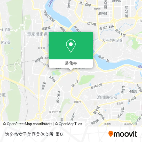逸姿侬女子美容美体会所地图
