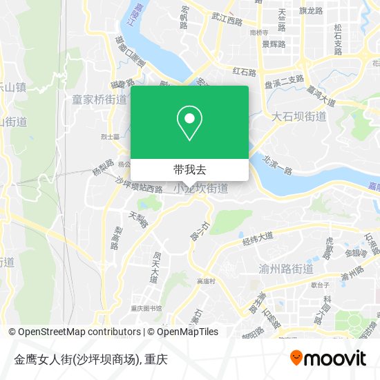 金鹰女人街(沙坪坝商场)地图
