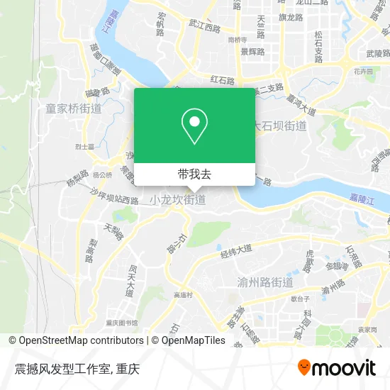 震撼风发型工作室地图