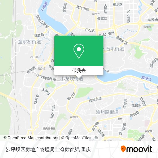 沙坪坝区房地产管理局土湾房管所地图