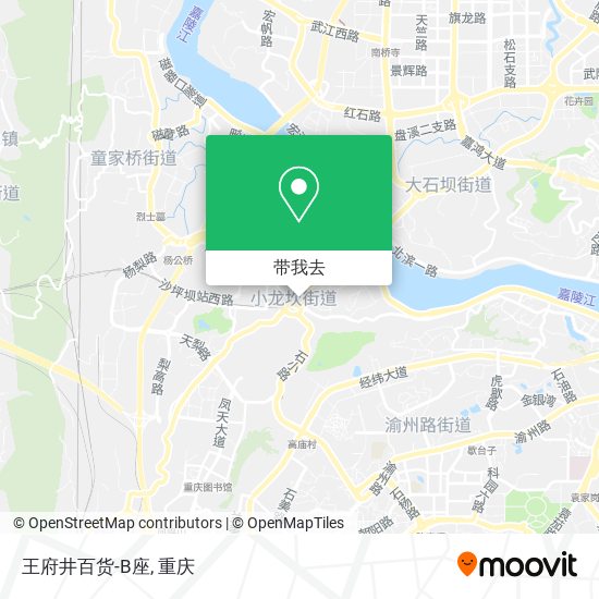 王府井百货-B座地图