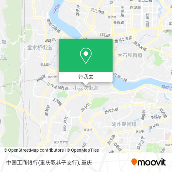 中国工商银行(重庆双巷子支行)地图