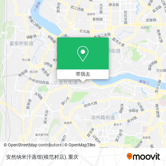 安然纳米汗蒸馆(模范村店)地图