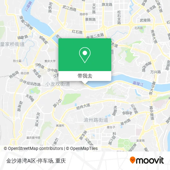 金沙港湾A区-停车场地图
