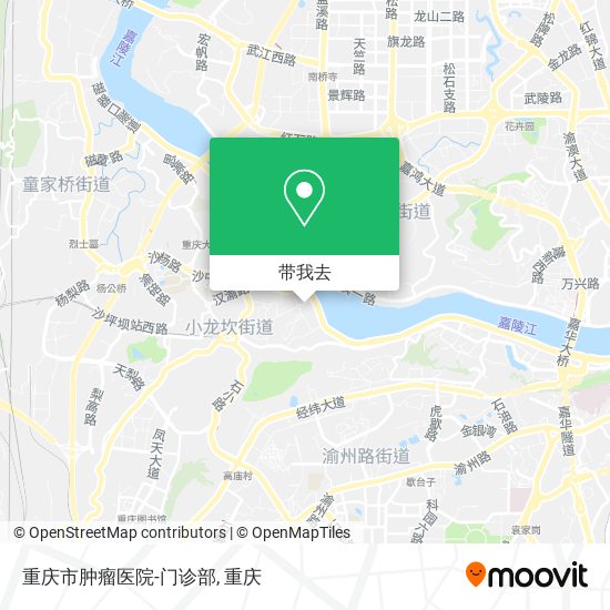 重庆市肿瘤医院-门诊部地图