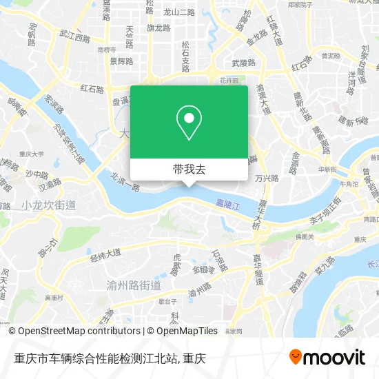 重庆市车辆综合性能检测江北站地图