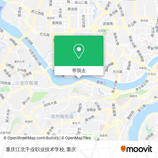 重庆江北千业职业技术学校地图